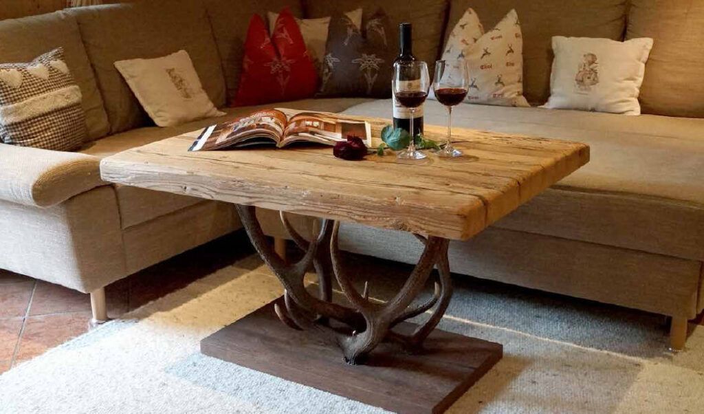 Tiroler Hirschtisch In Altholz Fichte